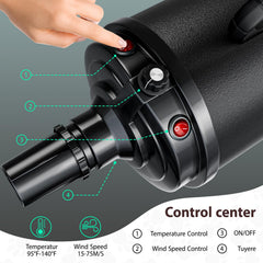 Blanlody dryer operating quietly supports calm grooming sessions.