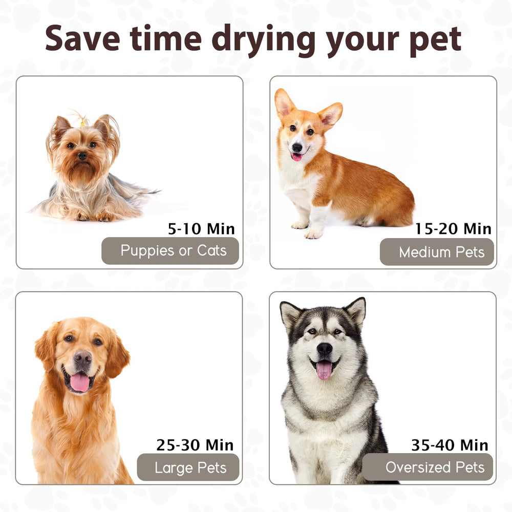 Blanlody pet bathing brush adds convenience to bath and dry routine.
