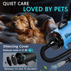 Blanlody quiet operation reducing pet stress during grooming sessions