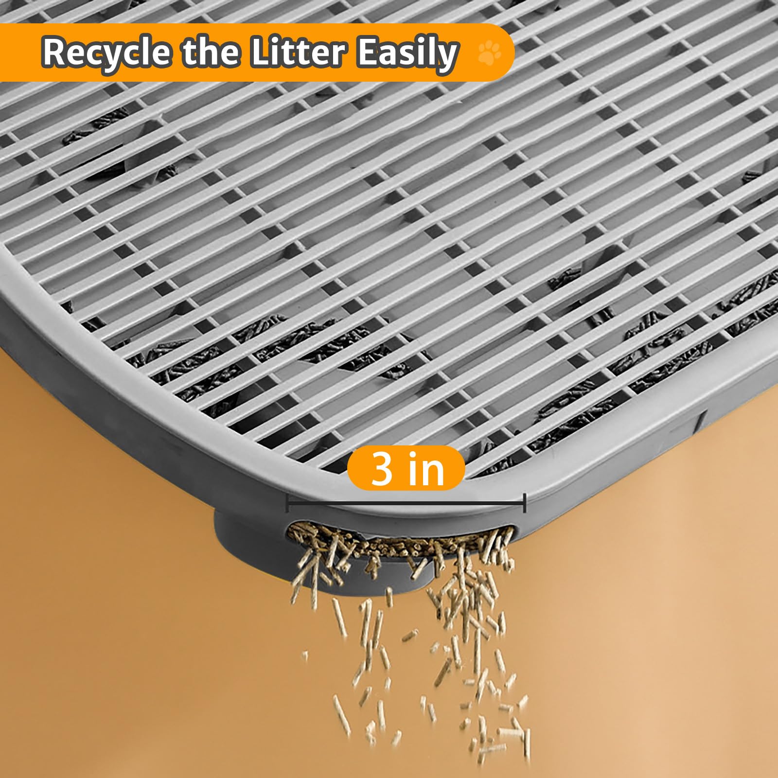 Blata compatible with most cat boxes and sizes for versatility.