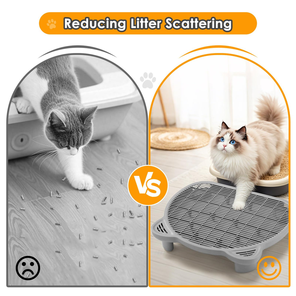 Blata dual outlets simplify litter disposal without removing the cover.