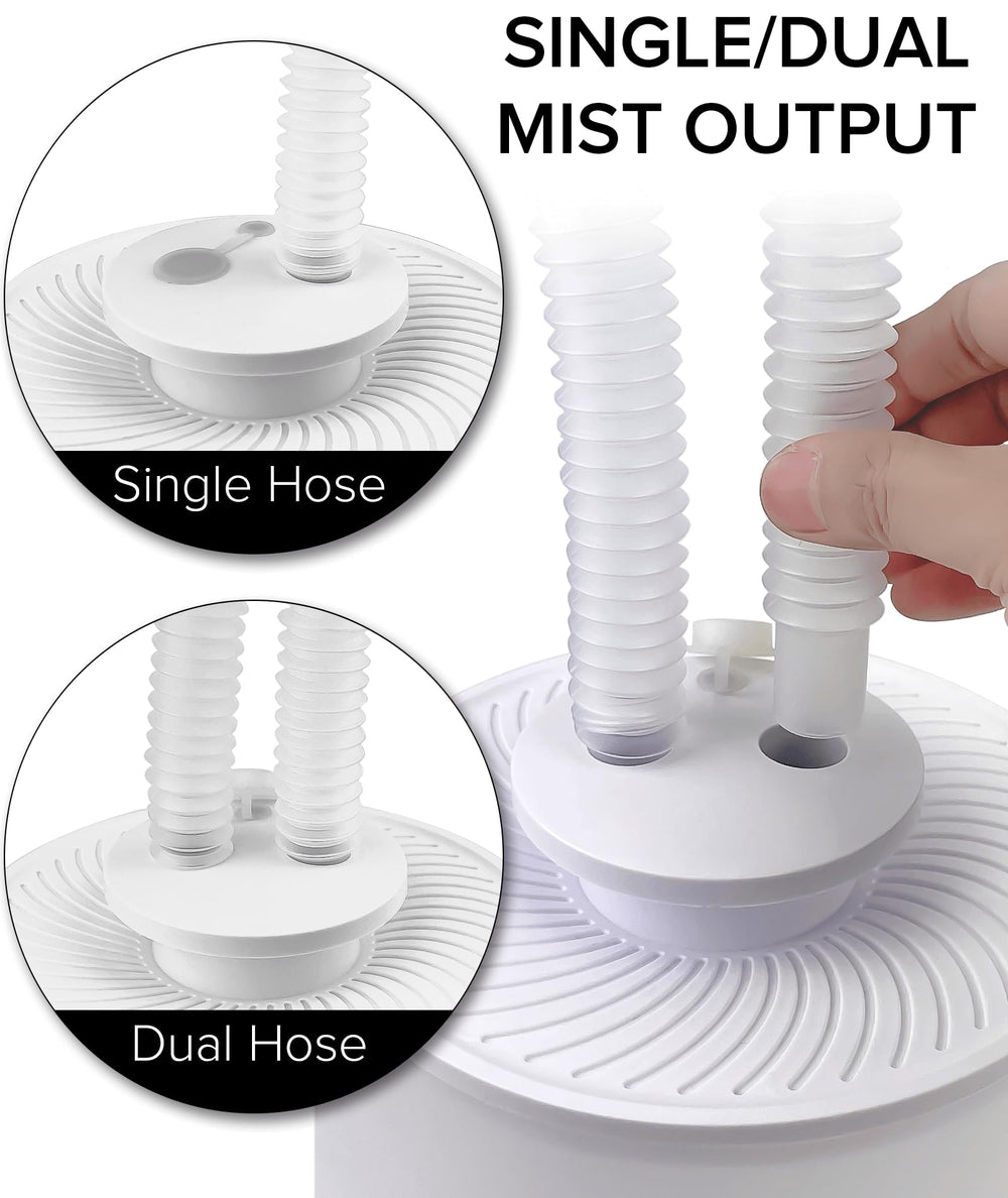 BLEREMA dual-mist output supports flexible humidity coverage