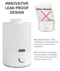BLEREMA ultrasonic reptile humidifier for calm, consistent humidity