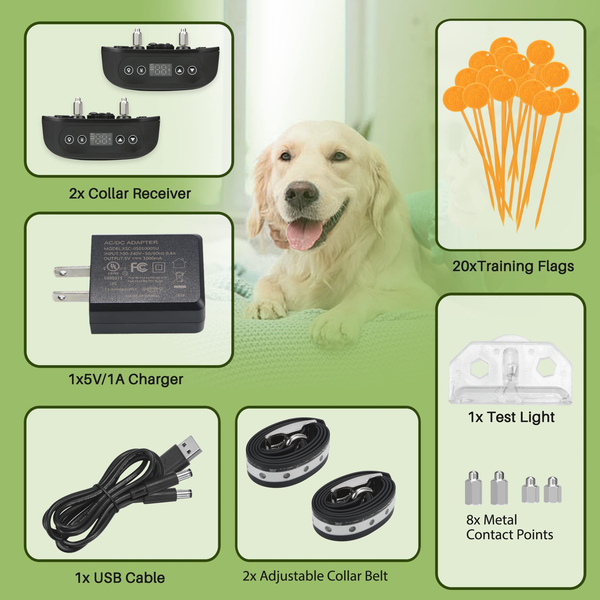 Blingbling Petsfun rechargeable collar battery for extended outdoor time