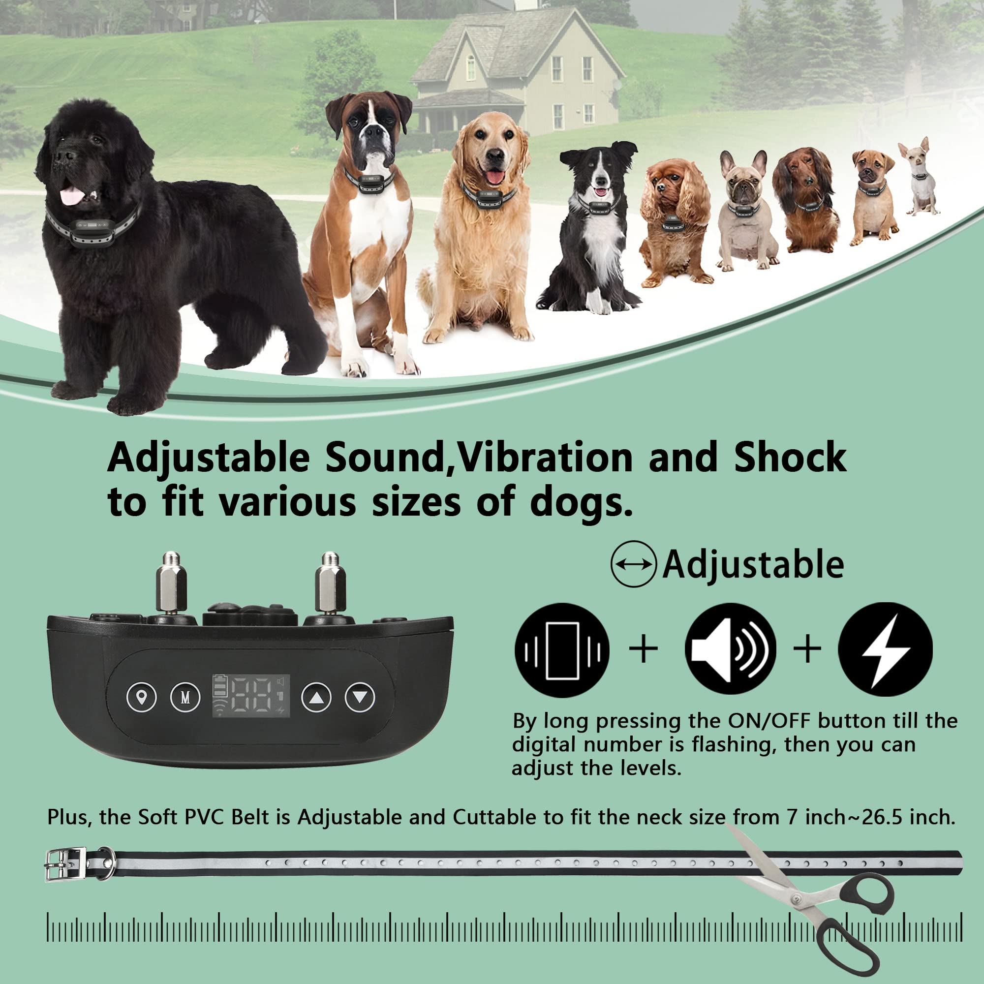 Blingbling Petsfun GPS fence system configured for multi-dog households