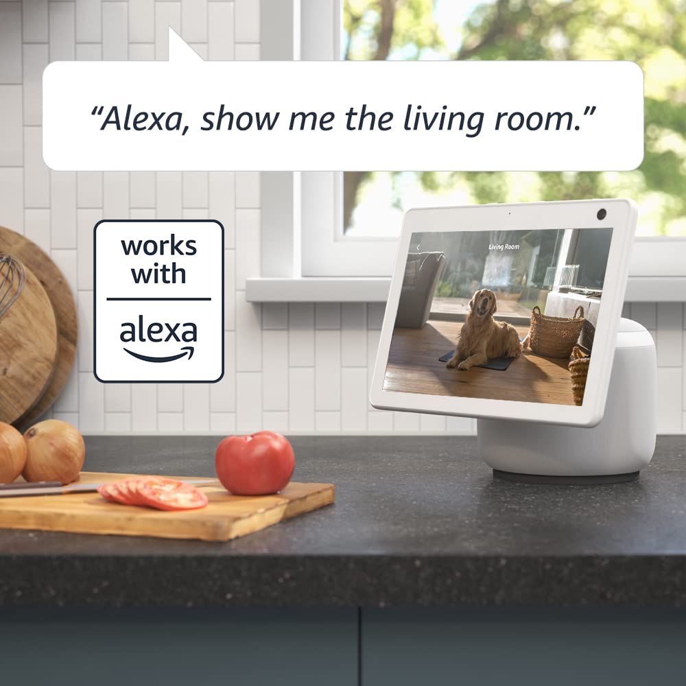 Blink Mini Pan-Tilt works with Alexa for voice streaming and control