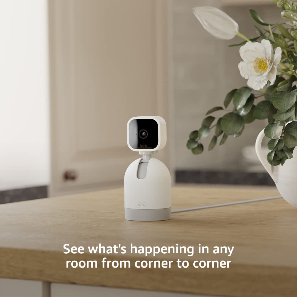 Blink Mini Pan-Tilt Mount enables flexible placement and wide viewing