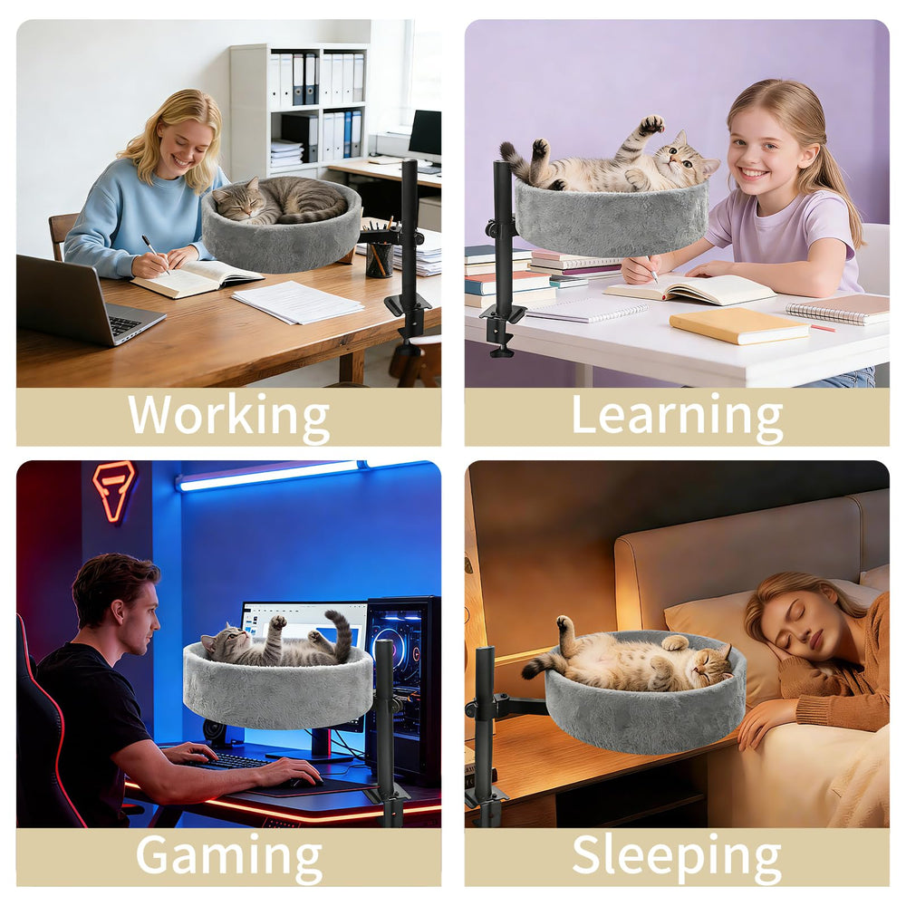 BlissBlaze spacious 15.7 by 15.7 inch design supports cats up to 44 lbs