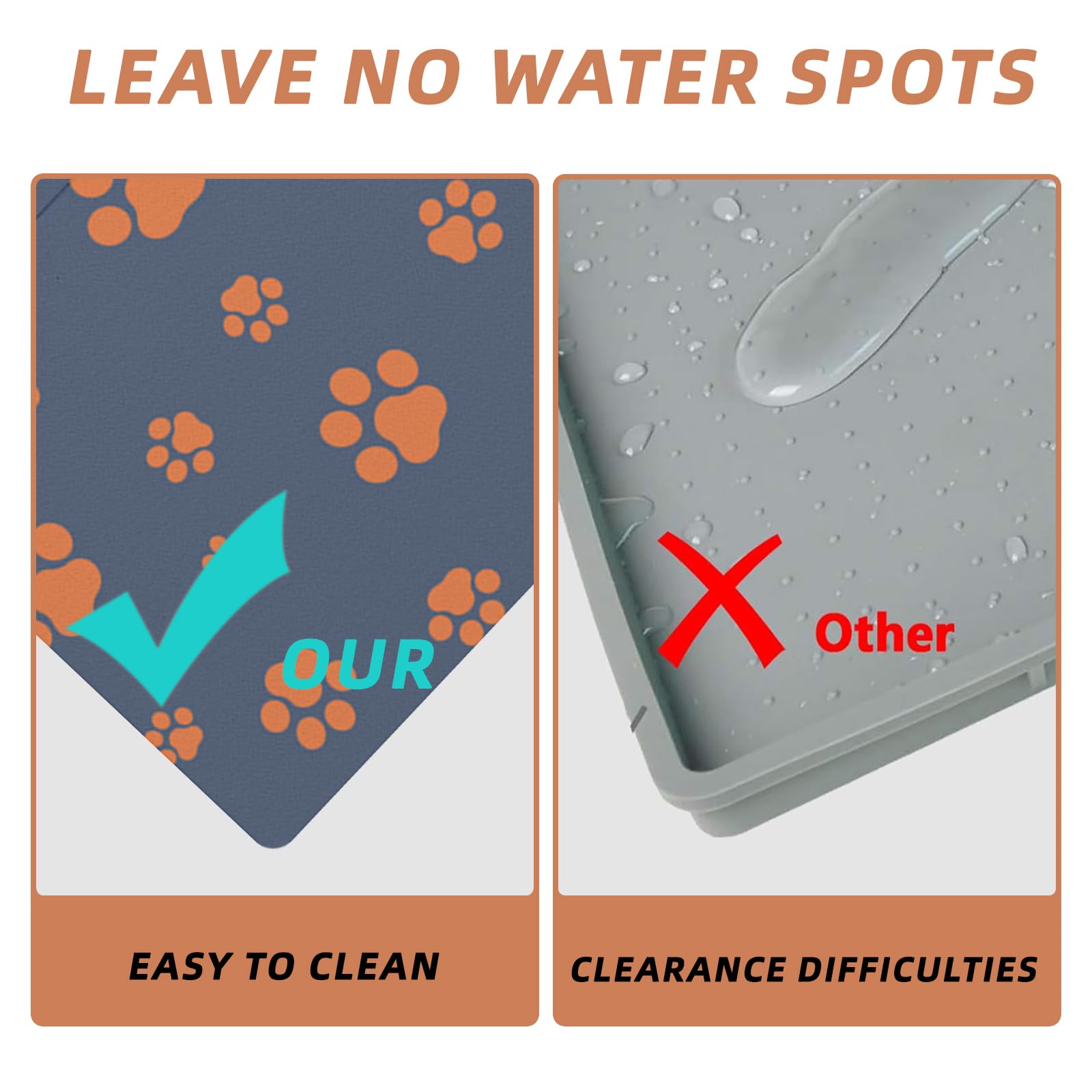 Blkjsgly anti-slip mat prevents shifting during meals.