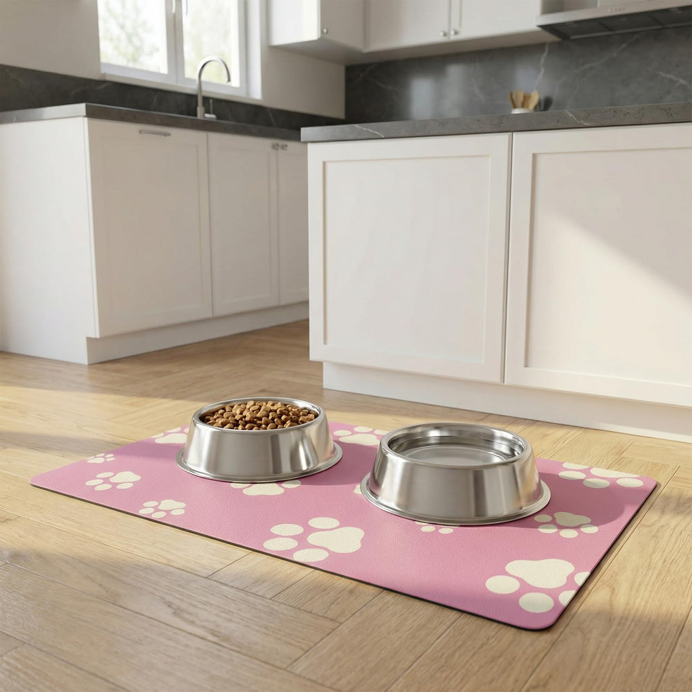 Blkjsgly pet mat durable surface withstands daily use under bowls