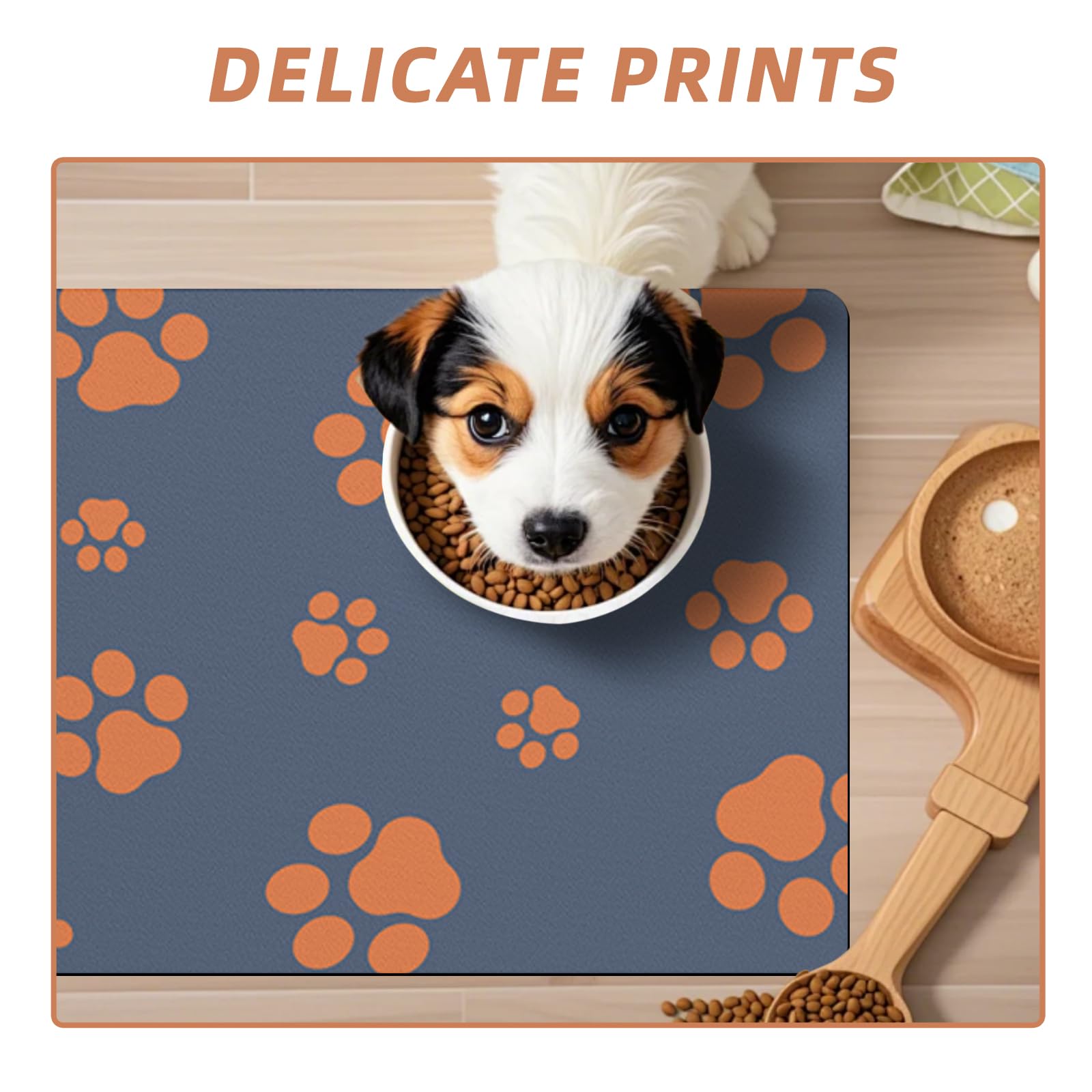 Blkjsgly quick-dry dog mat surface aids fast moisture absorption.