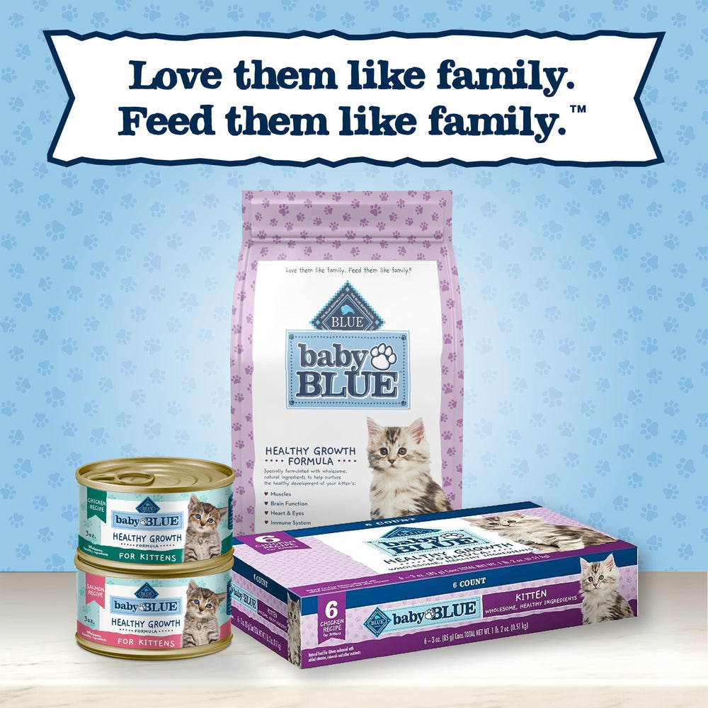 Blue Buffalo Baby BLUE 24-pack can display for easy stocking.