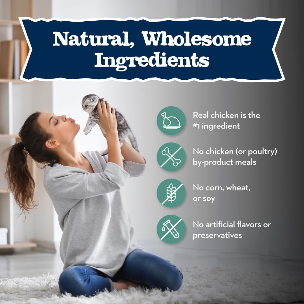 Blue Buffalo Baby Blue formula featuring DHA and ARA for cognitive and retinal support.