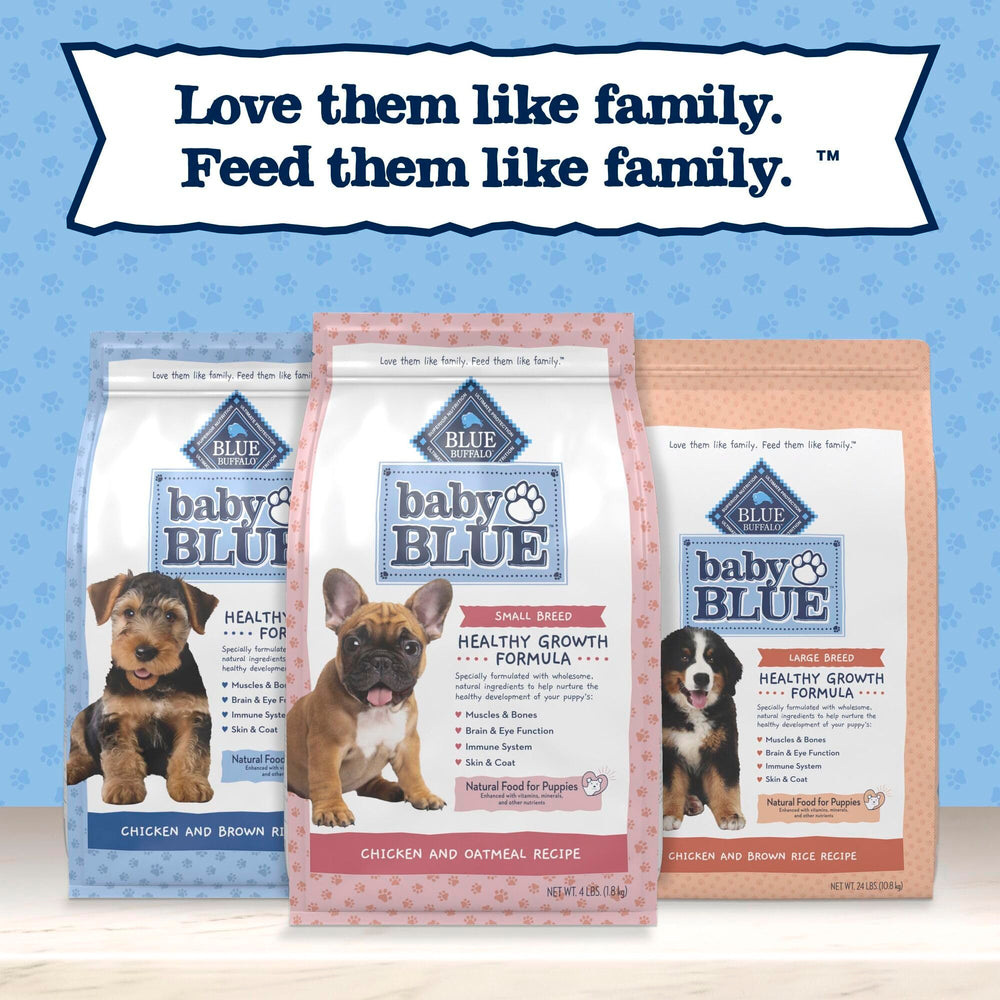 Serving suggestion image of Blue BLUE for daily puppy meals.