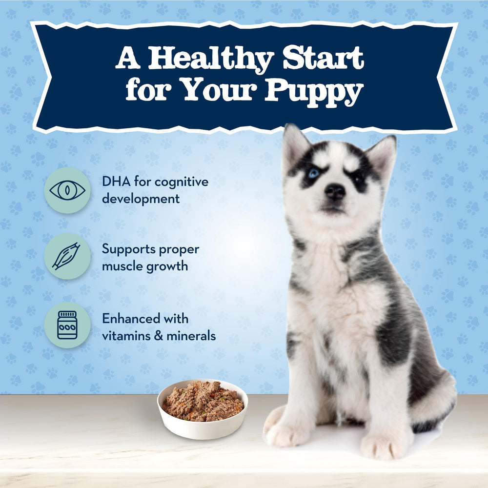 Blue Buffalo Baby BLUE no-chicken-by-product-wheat-soy claim signals wholesome ingredients