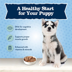 Blue Buffalo Baby BLUE no-chicken-by-product-wheat-soy claim signals wholesome ingredients