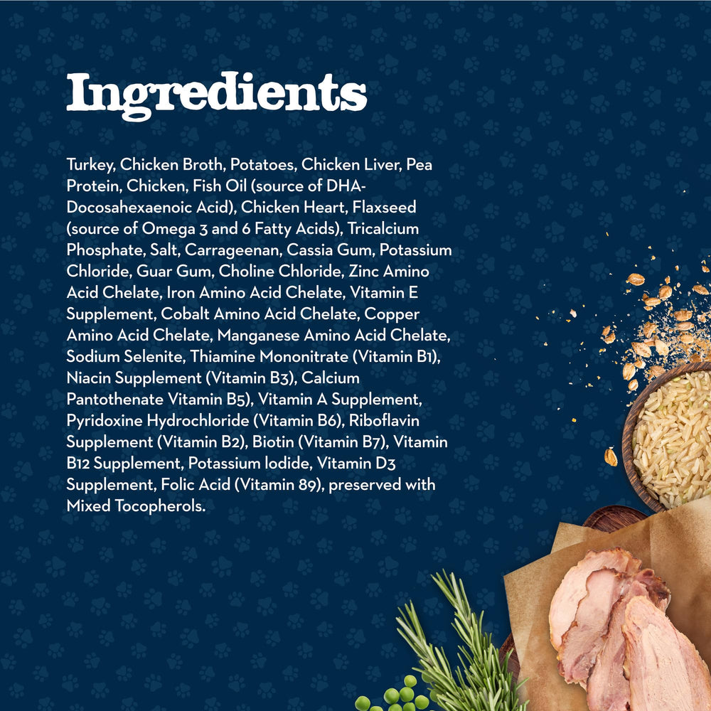 Blue Buffalo Baby BLUE packaging image highlights ingredients and key benefits