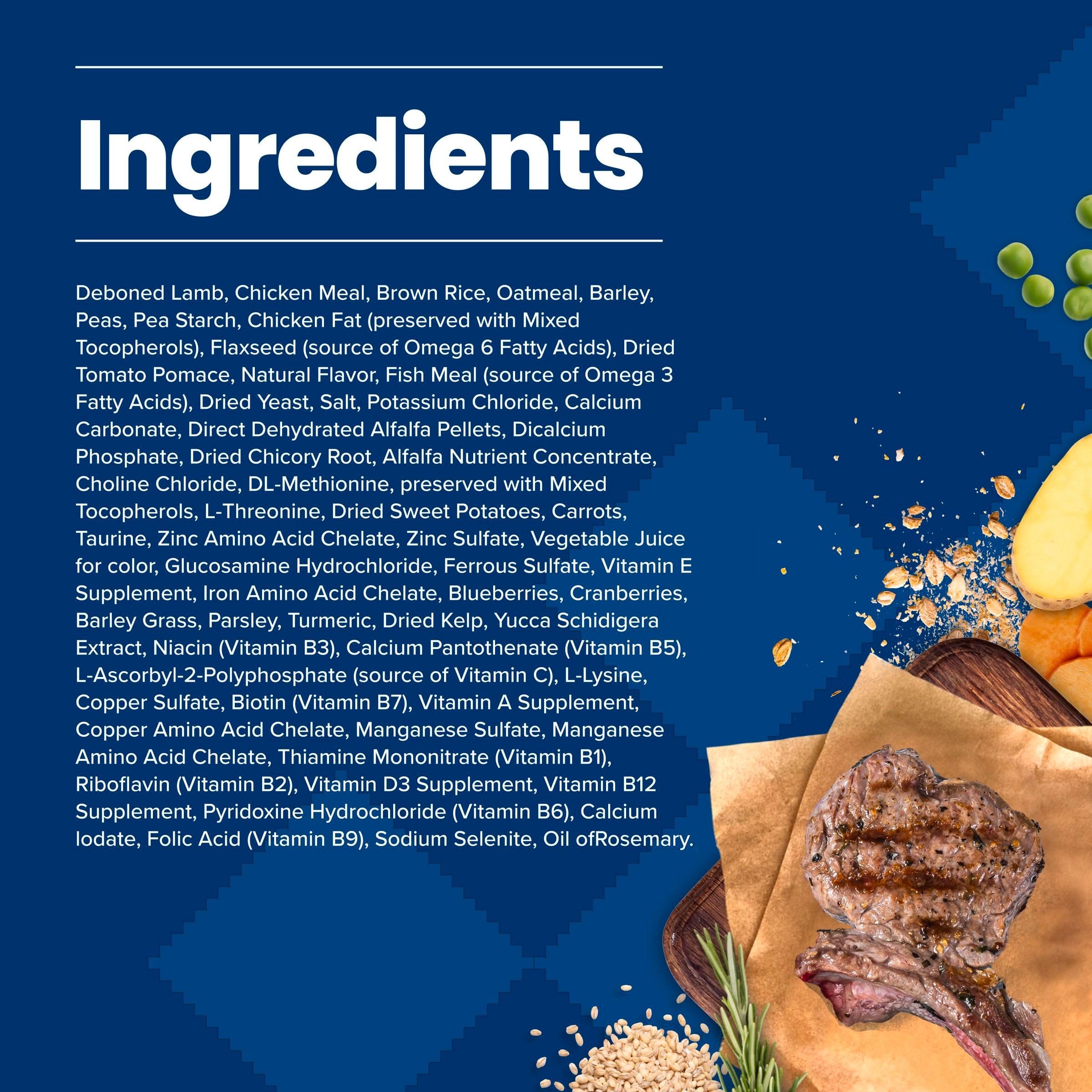 Blue Buffalo balanced nutrition supports energy and overall wellness in adults.