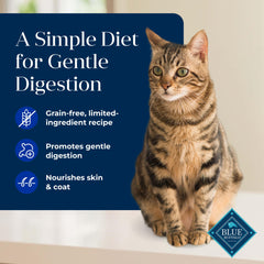 Blue Buffalo Basics grain-free formula designed for sensitive digestion