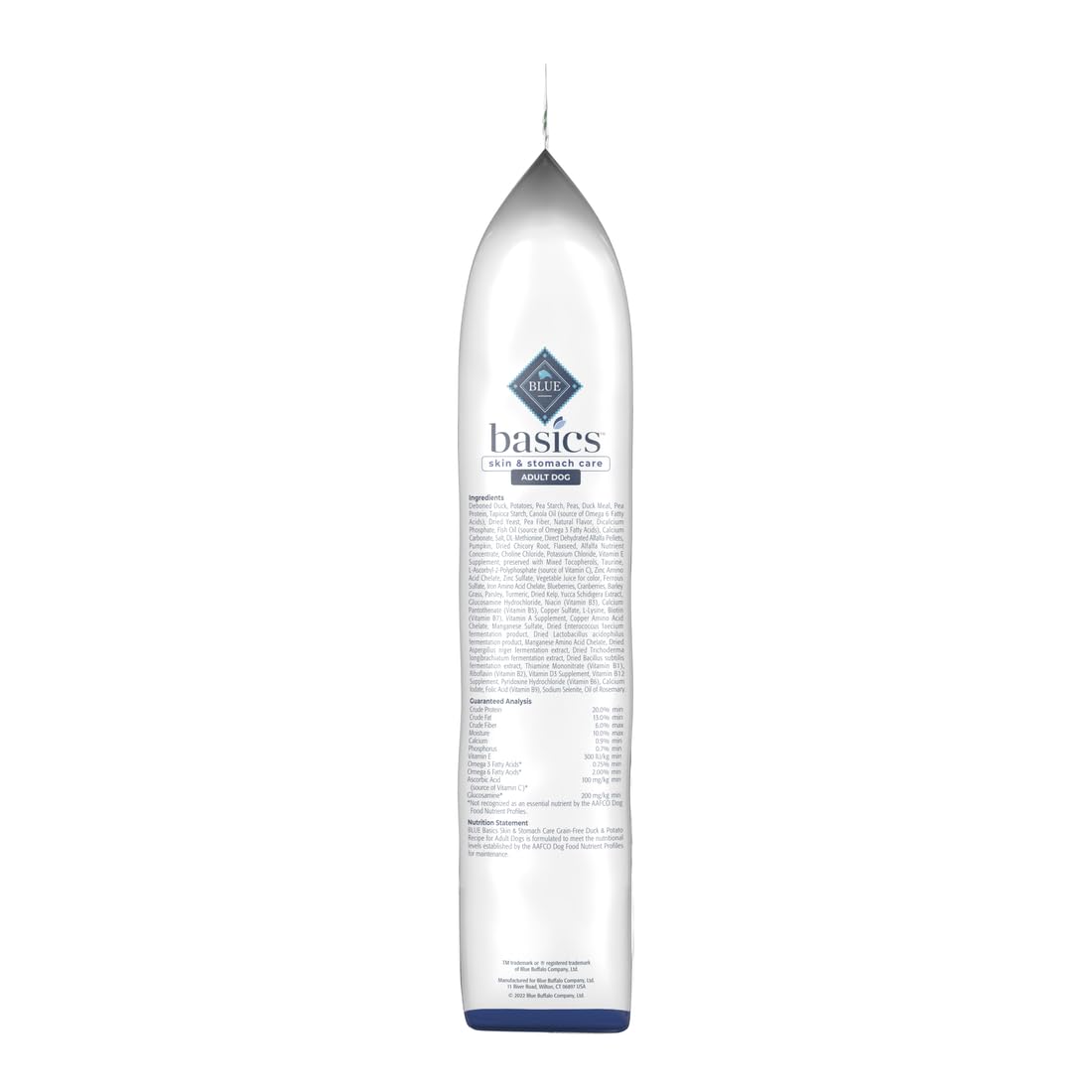 Blue Buffalo Basics grain-free formula with no corn wheat or soy