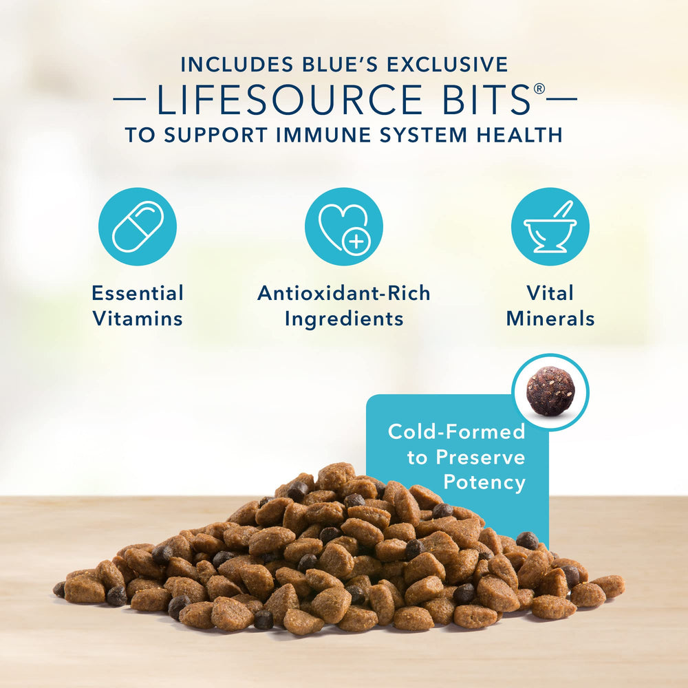 Blue Buffalo Basics natural ingredients label highlights wholesome nutrition.