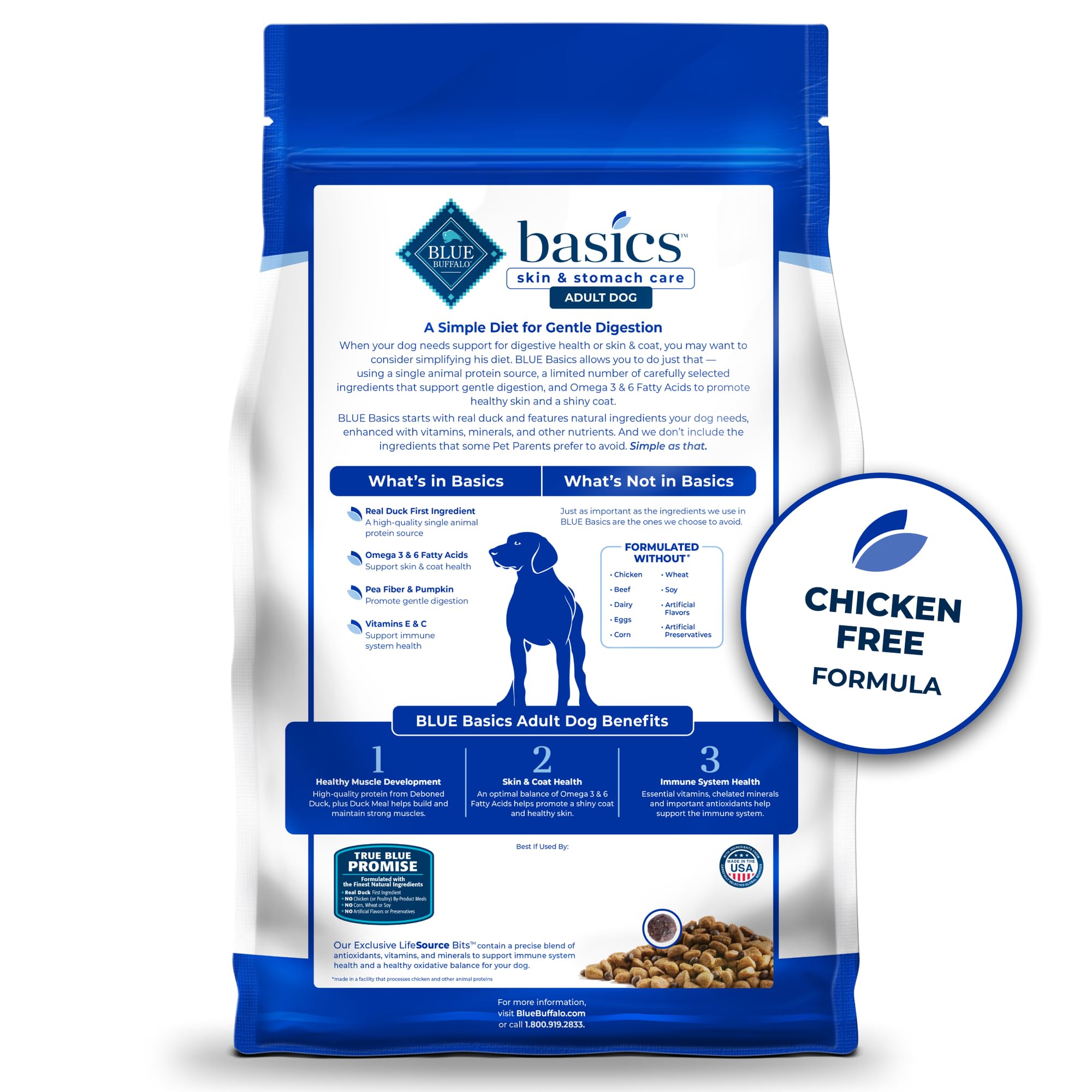 Blue Buffalo Basics LifeSource Bits boost immune support