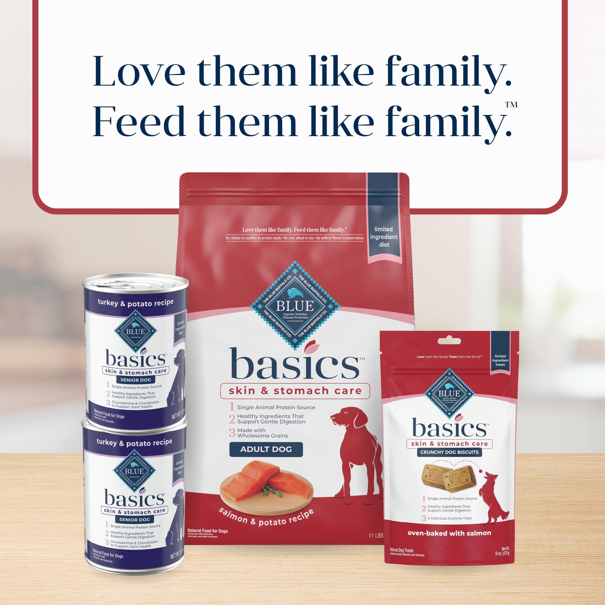 Blue Buffalo Basics made in the USA with natural ingredients.