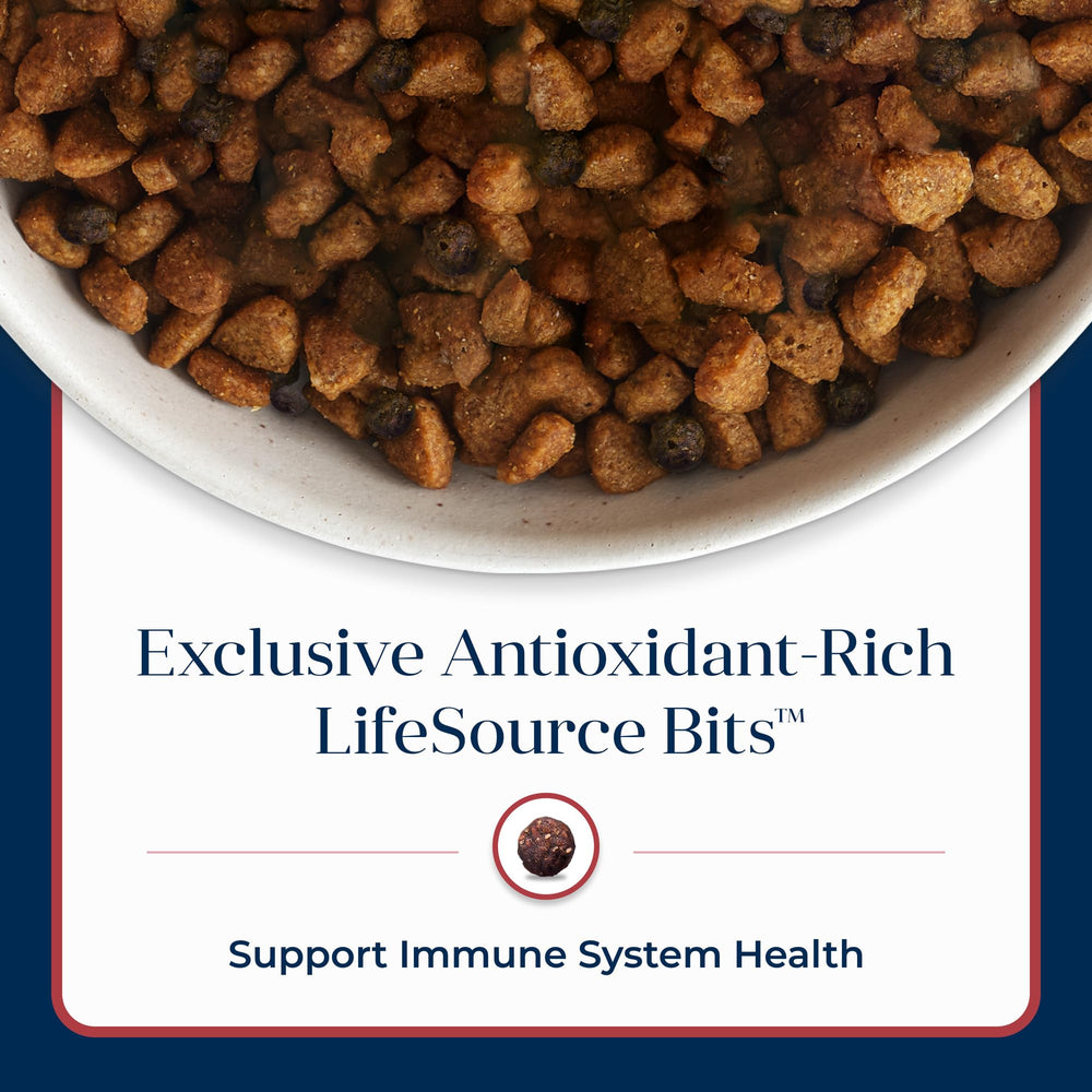 Blue Buffalo Basics no corn, wheat, or soy supports sensitive digestion.