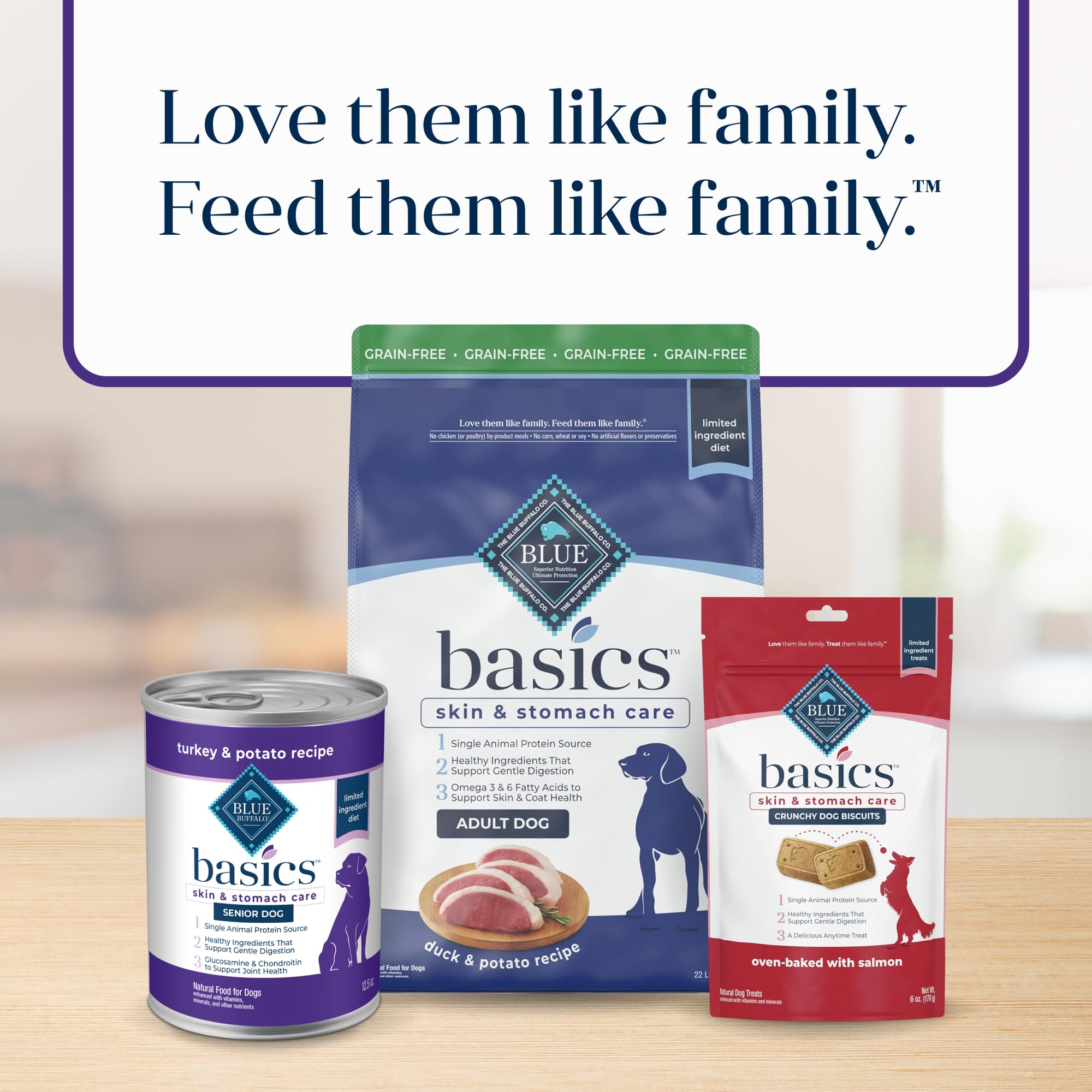 Blue Buffalo Basics features real turkey first ingredient