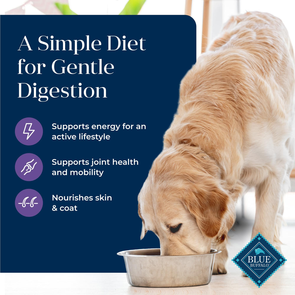 Blue Buffalo Basics Senior kibble with Glucosamine and Chondroitin for joints