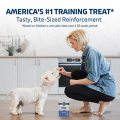 Blue Buffalo Bits DHA-infused treats to support cognitive development during training.