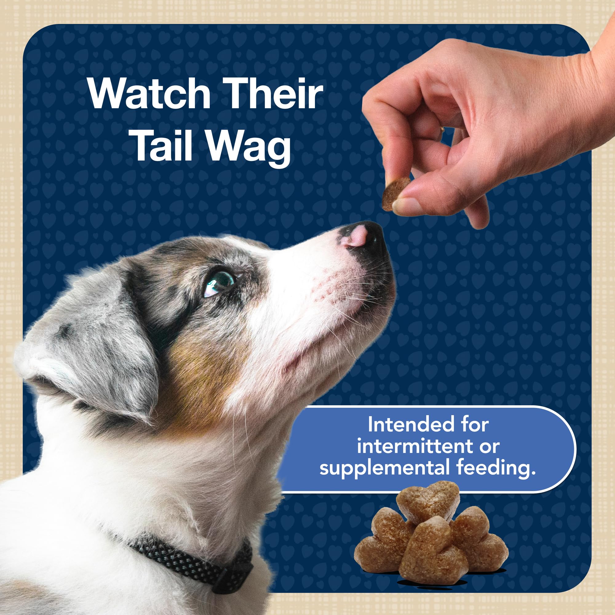 Blue Buffalo Bits features real meat first, no poultry by-product meals.