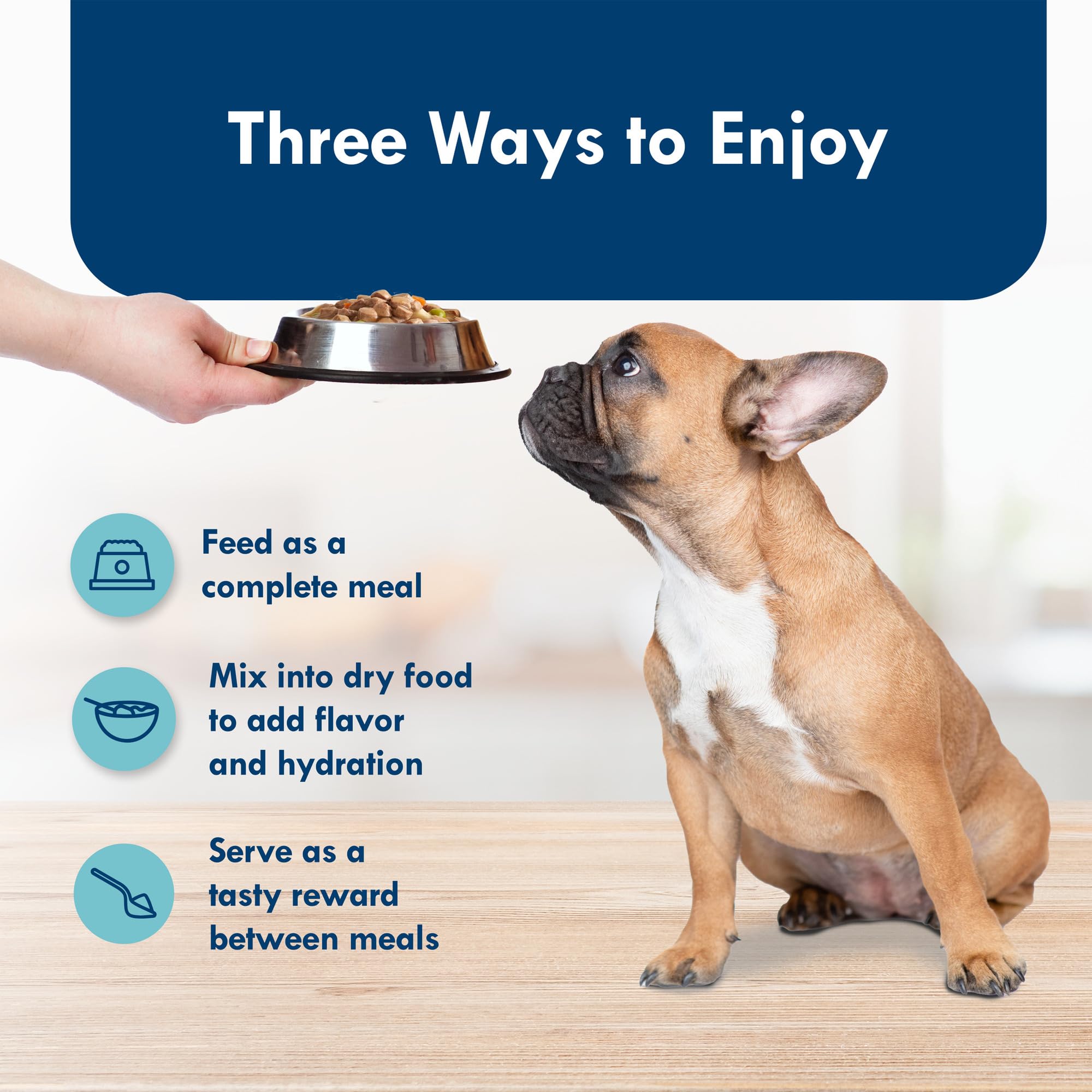 Blue Buffalo Delights contains no artificial flavors or preservatives.