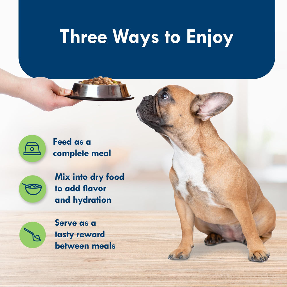 Blue Buffalo Delights no chicken by-product ingredients for cleaner protein.