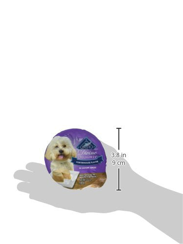 Blue Buffalo Delights real-beef-first ingredient captures premium protein for small dogs.