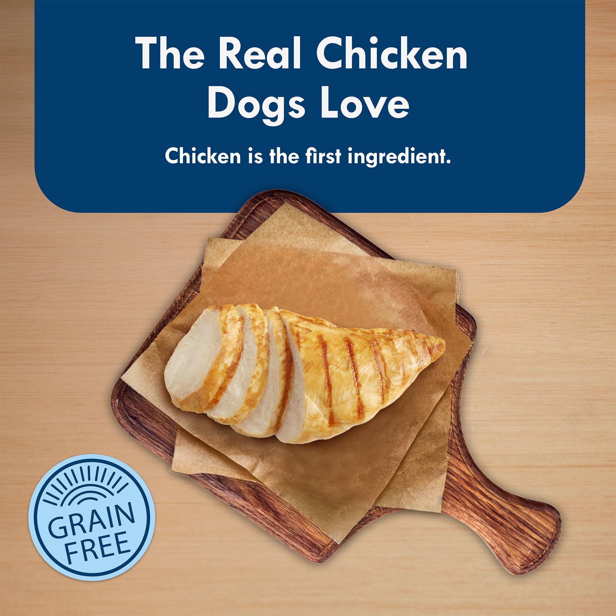 Blue Buffalo Delights small breed features no chicken by-product meals and no corn wheat or soy