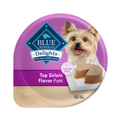 Blue Buffalo Delights small-breed wet dog food cups in pate style