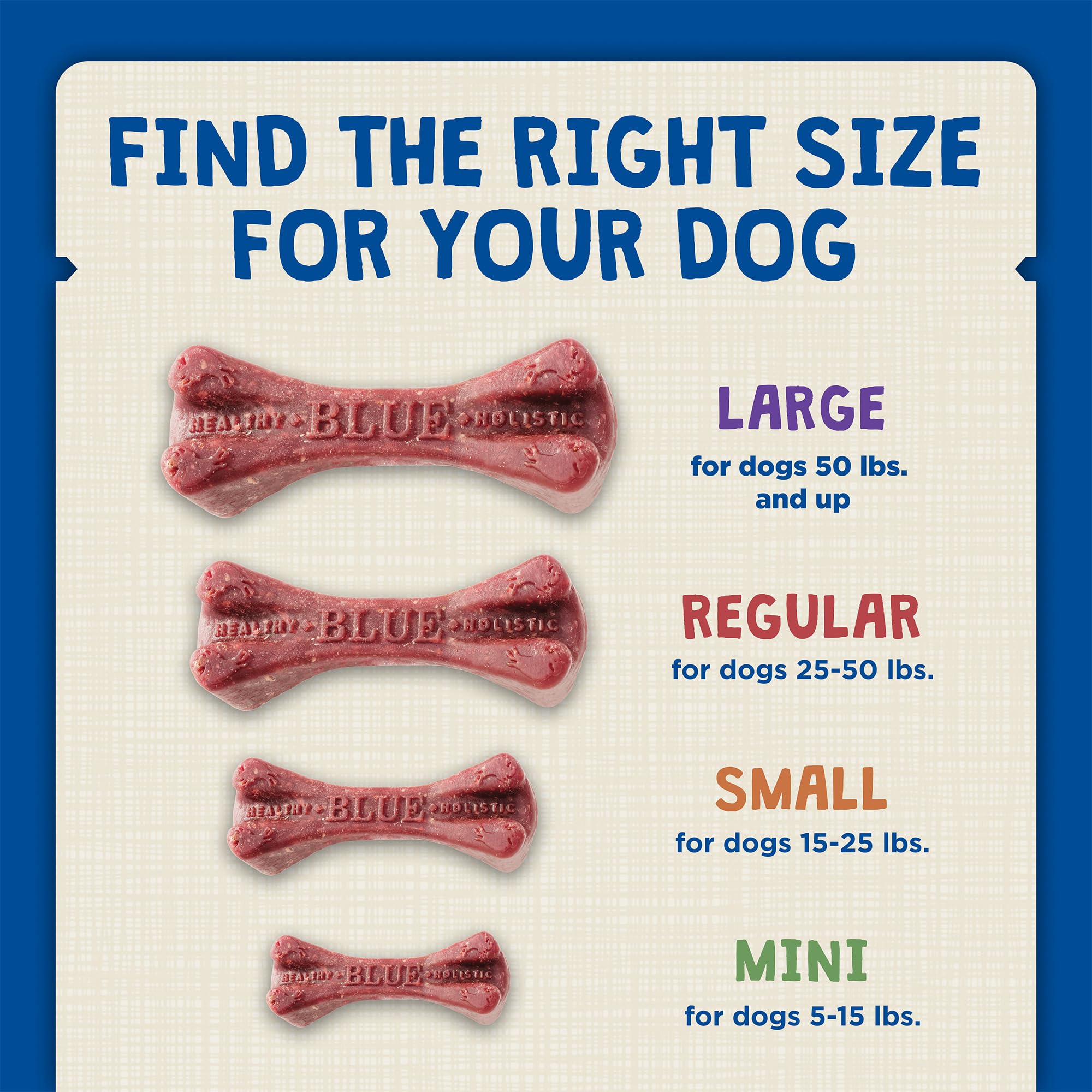 Blue Buffalo dental bones for large dogs promoting gum health