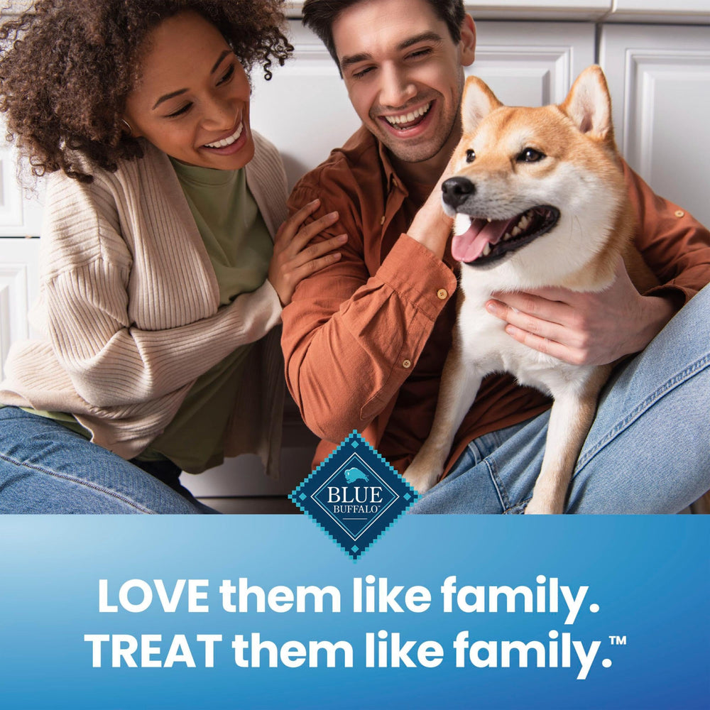 Blue Buffalo dental chews for dogs 20–50 lb range in medium size.