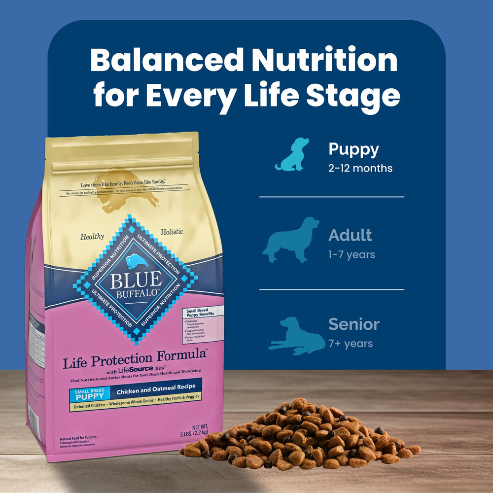 Blue Buffalo packaging highlights ingredients and benefits on the label.