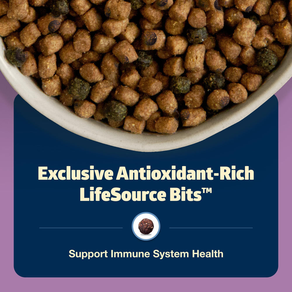 Blue Buffalo Freedom clean ingredient list with grain-free, real chicken formula.