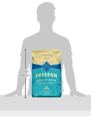 Blue Buffalo Freedom first ingredient whitefish highlights real protein for meals.