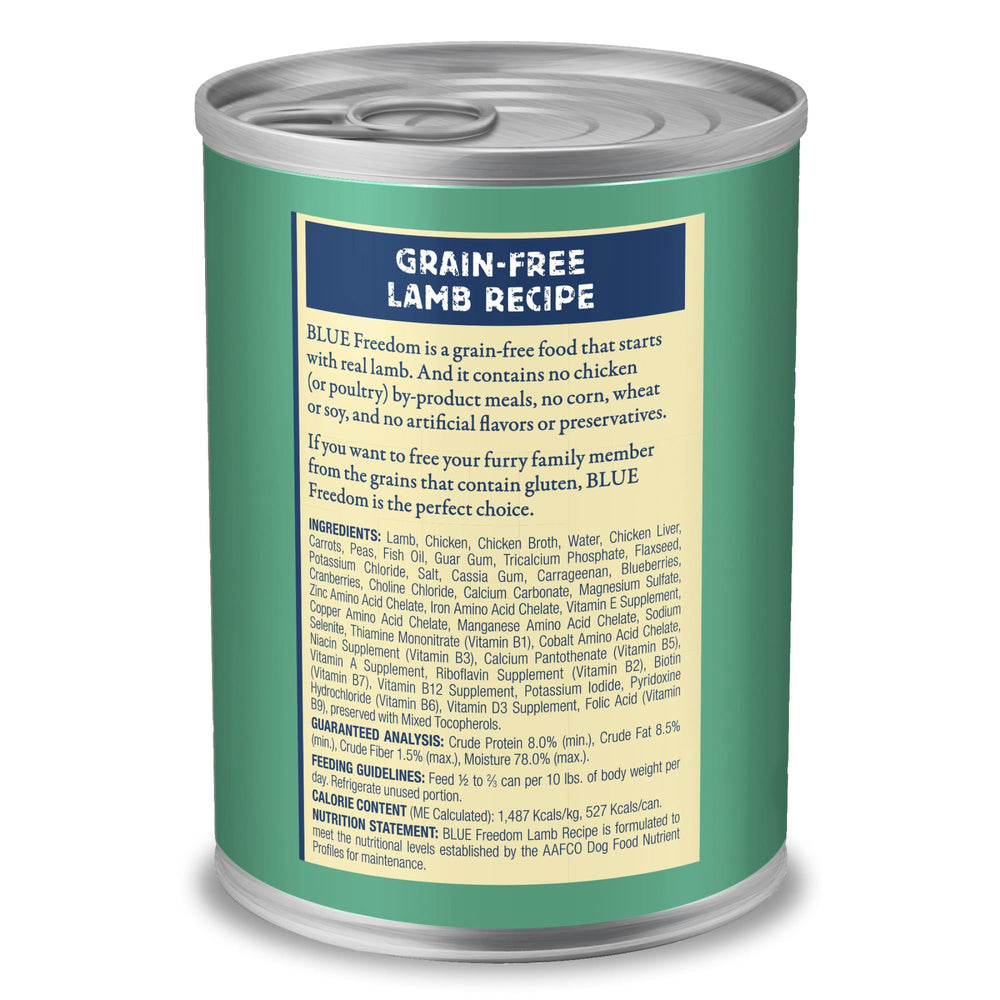 Blue Buffalo Freedom Grain-Free formula emphasizes gluten-free nutrition for sensitive dogs