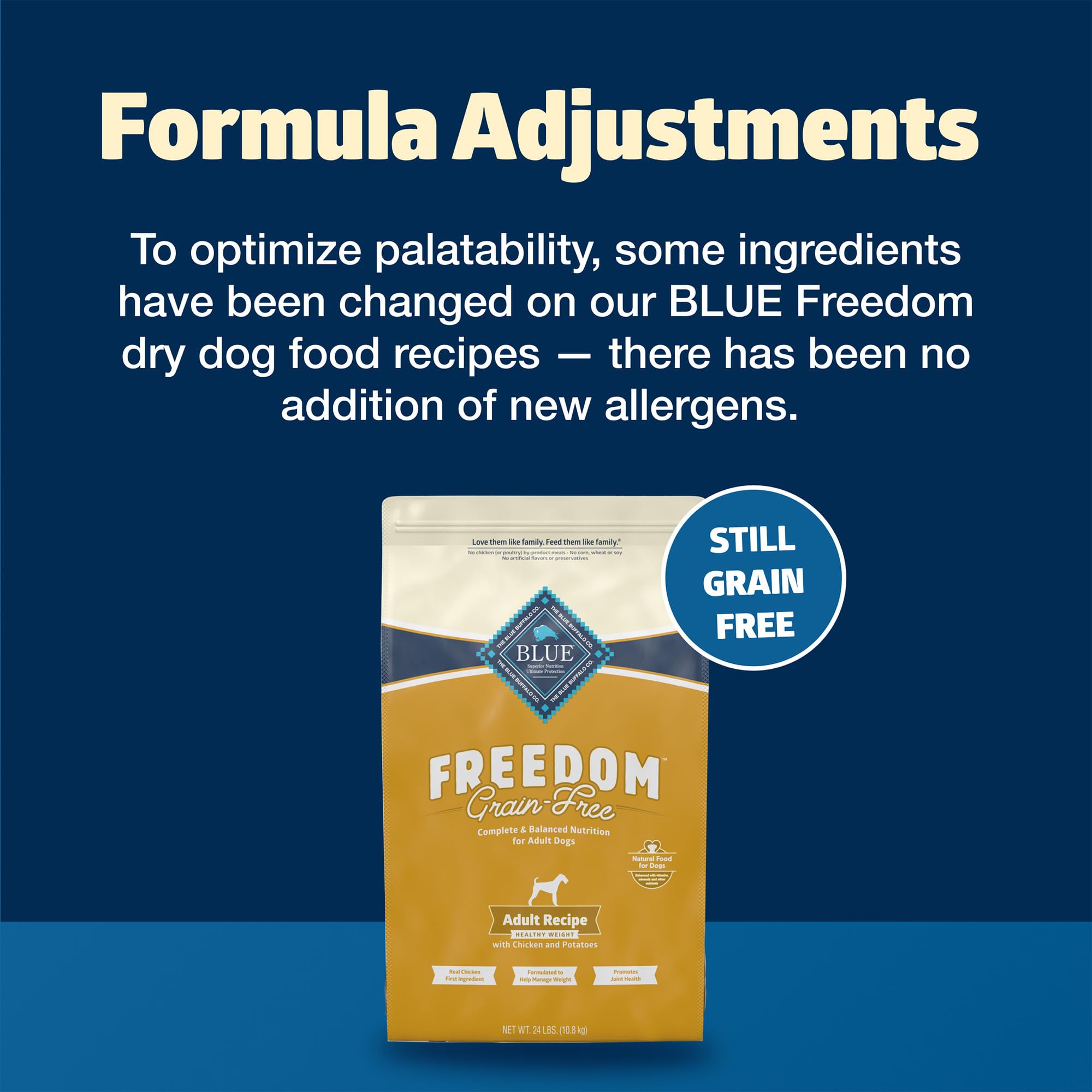 Kibble close-up highlighting real deboned chicken as first ingredient