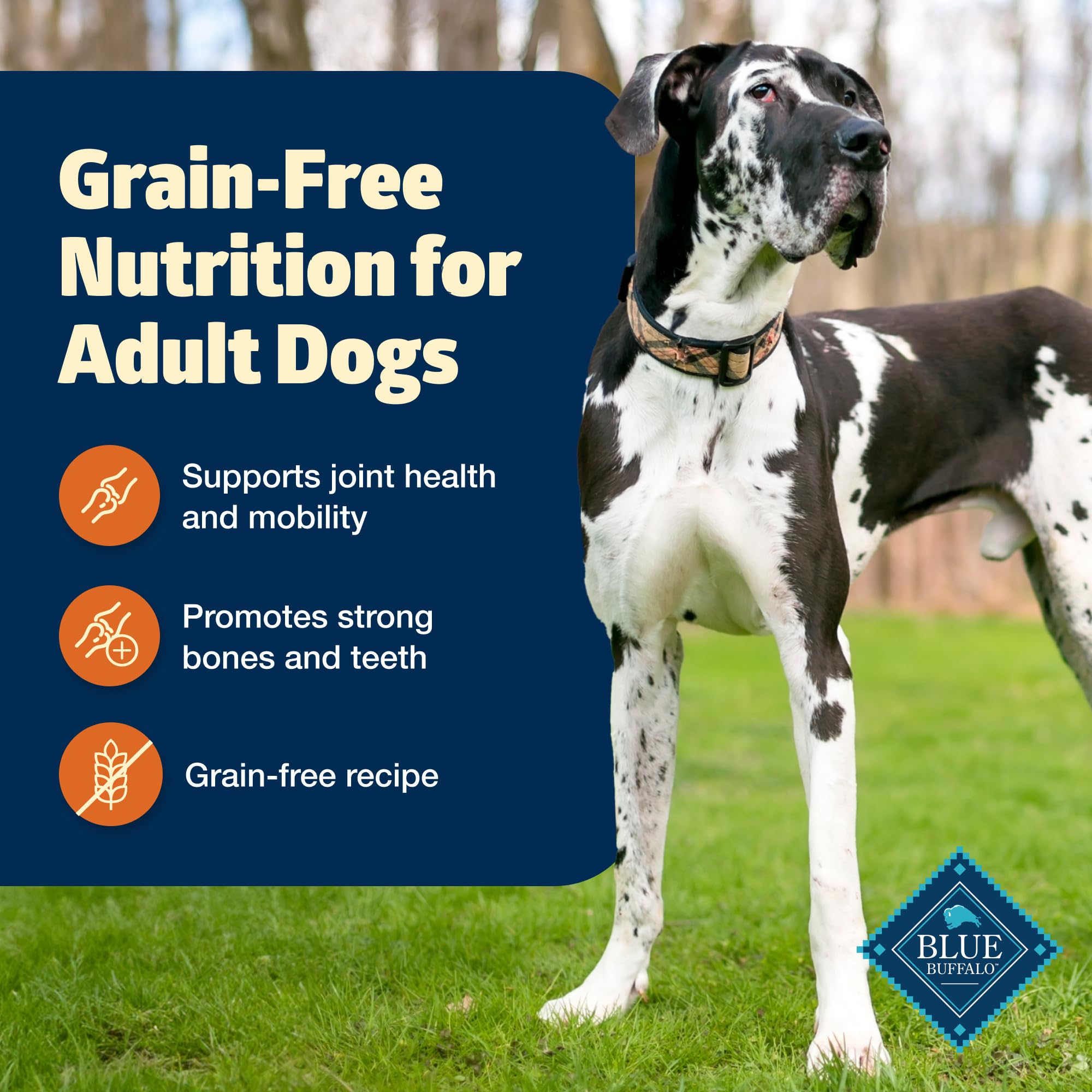 Blue Buffalo Freedom joint support ingredients like glucosamine highlighted