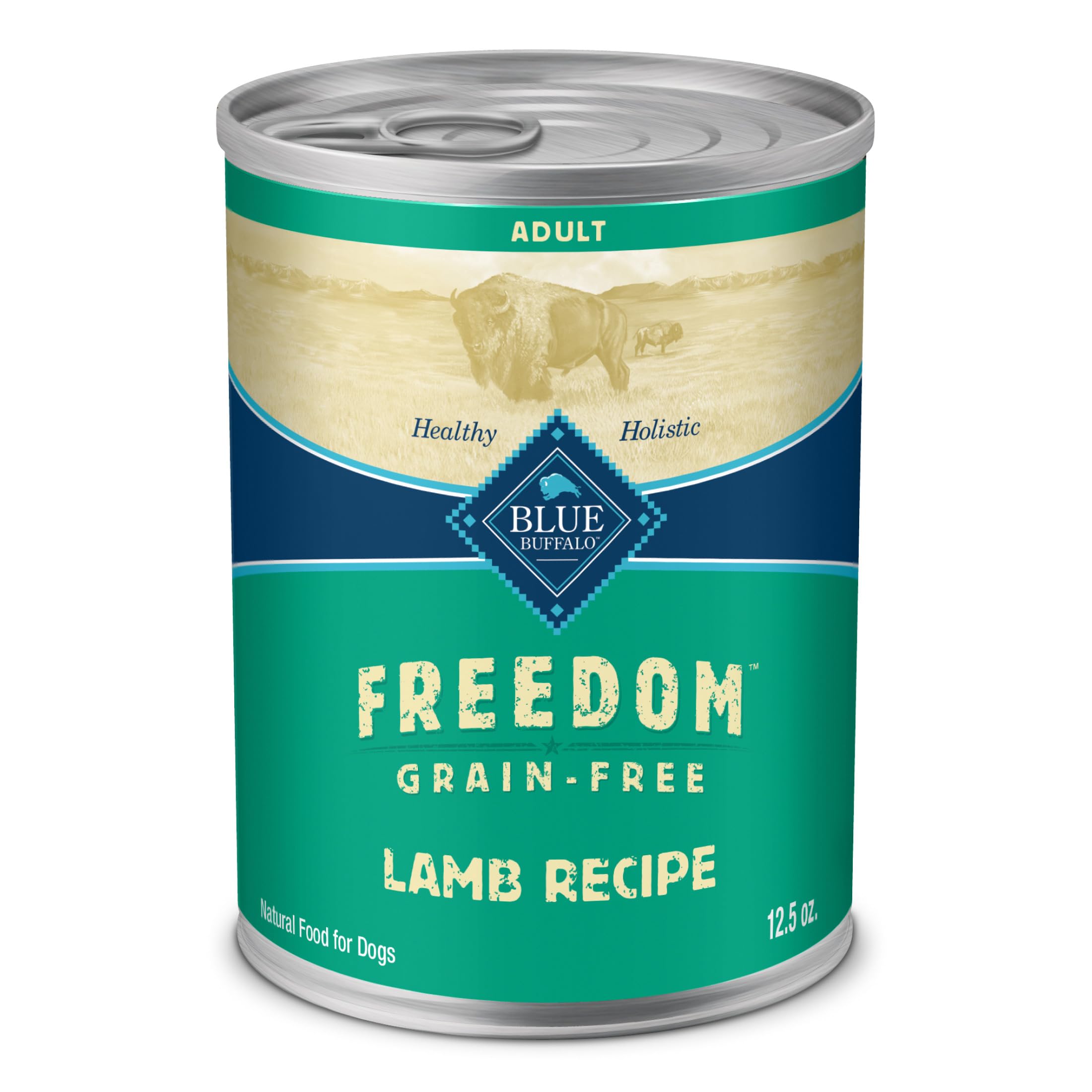 Blue Buffalo Freedom Lamb First Ingredient can highlights quality protein for active dogs