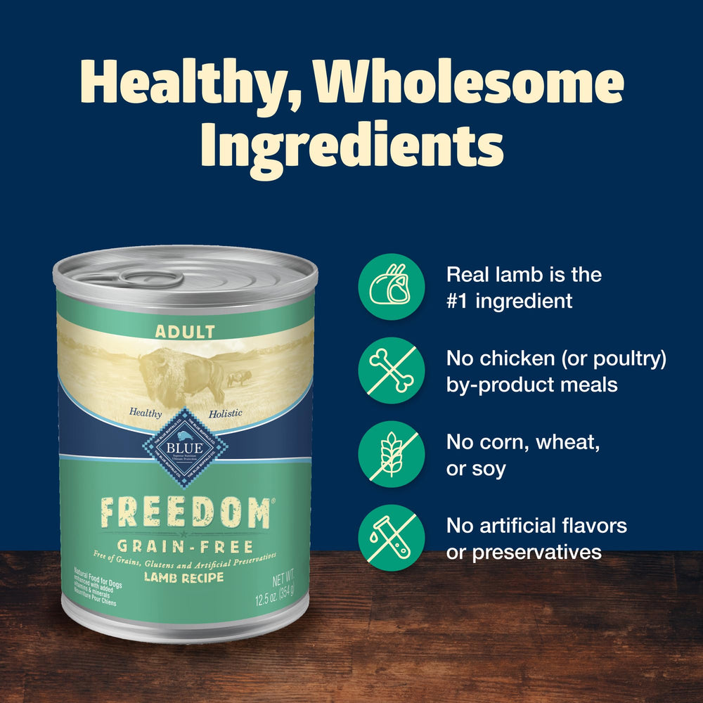 Blue Buffalo Freedom serving suggestion in a bowl for a balanced meal