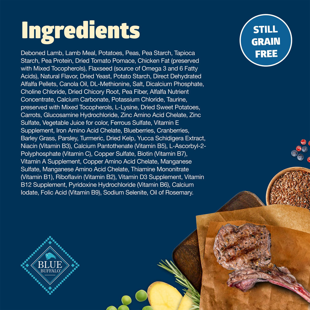 Blue Buffalo Freedom Lamb Grain-Free is proudly made in the USA for trusted sourcing