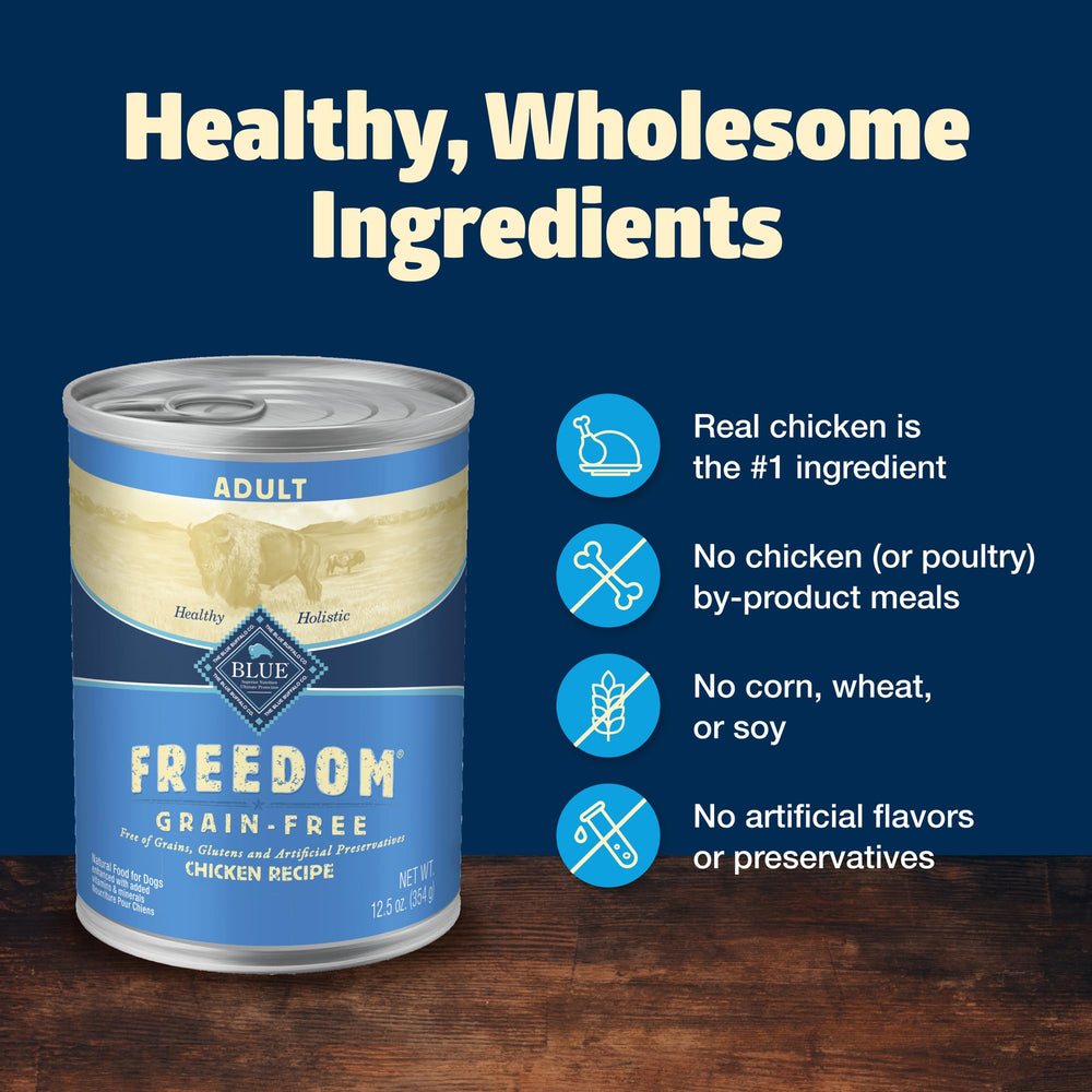 Blue Buffalo Freedom wet dog food serving ideas help you mix, serve alone, or offer as a treat
