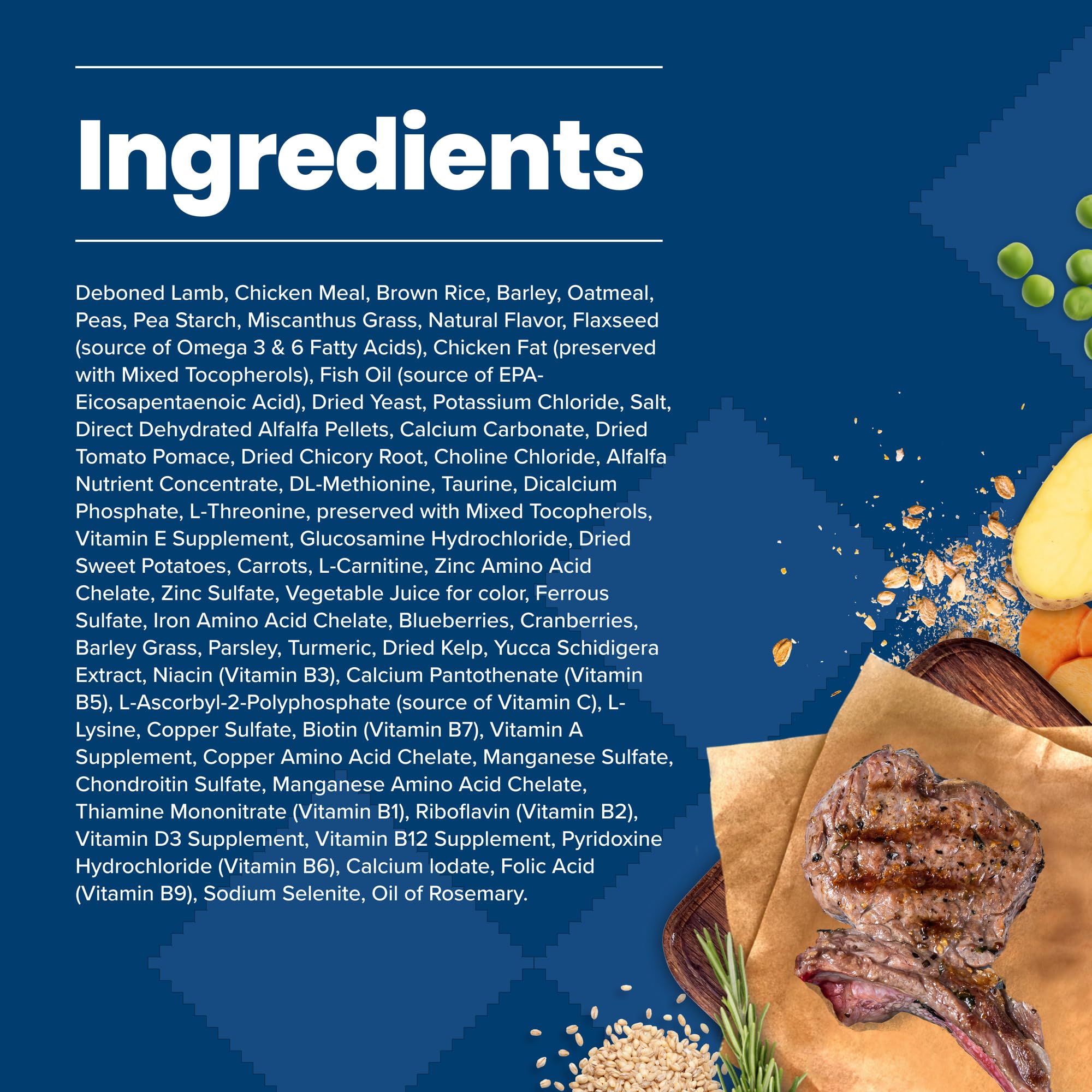 Blue Buffalo Glucosamine and Chondroitin aid joint health in the kibble.